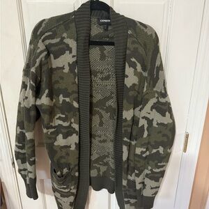 Express Camouflage Cardigan